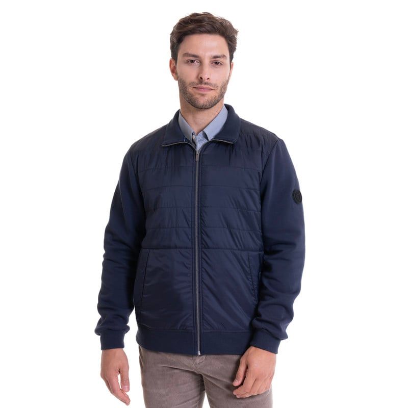 MCGREGOR - Poleron Frente Acolchado Azul Marino MCGREGOR