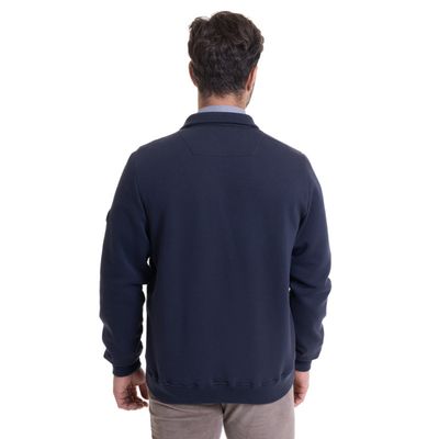 Imagen 2 del producto Poleron Frente Acolchado Hombre Casual Azul Marino