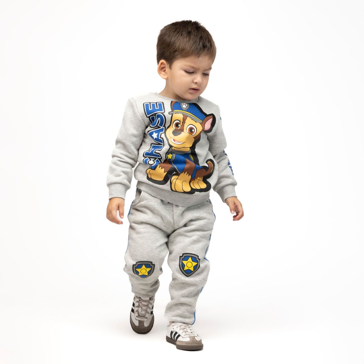 PAW PATROL - Buzo Niño Chase Gris Paw Patrol