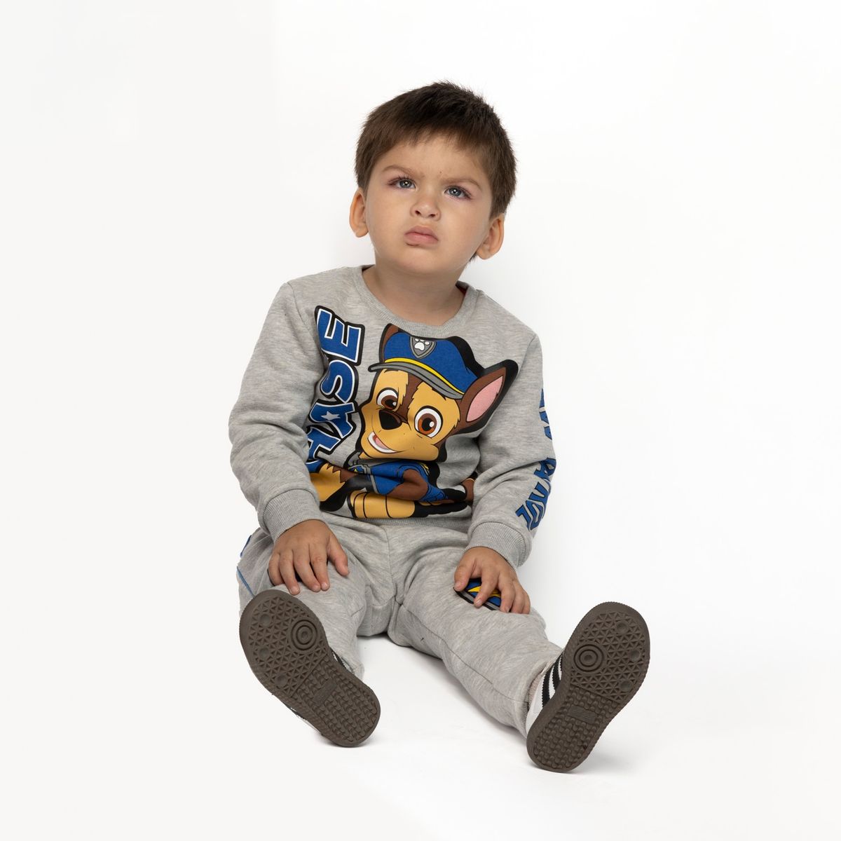 PAW PATROL - Buzo Niño Chase Gris Paw Patrol