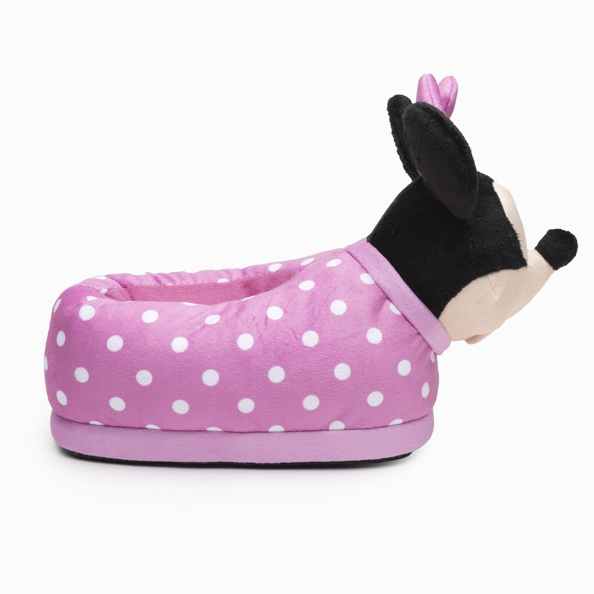 DISNEY - Pantufla 3D Niña Rosada Minnie Disney