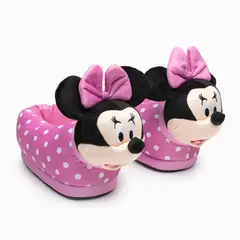 DISNEY - Pantufla 3D Niña Rosada Minnie
