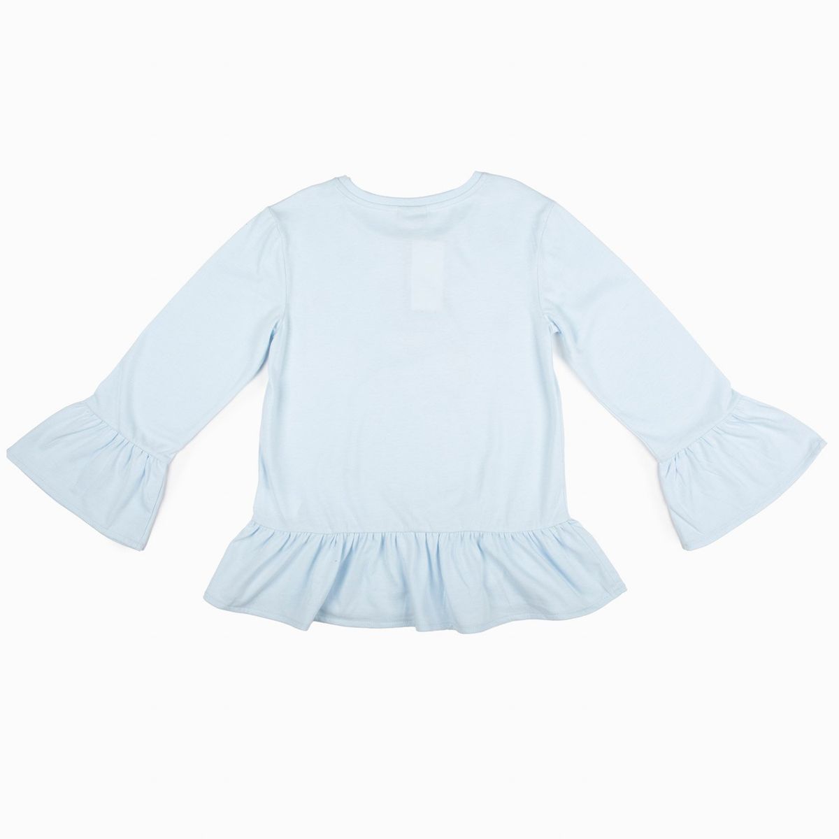 DISNEY - Polera Manga Larga Niña Frozen Celeste Disney