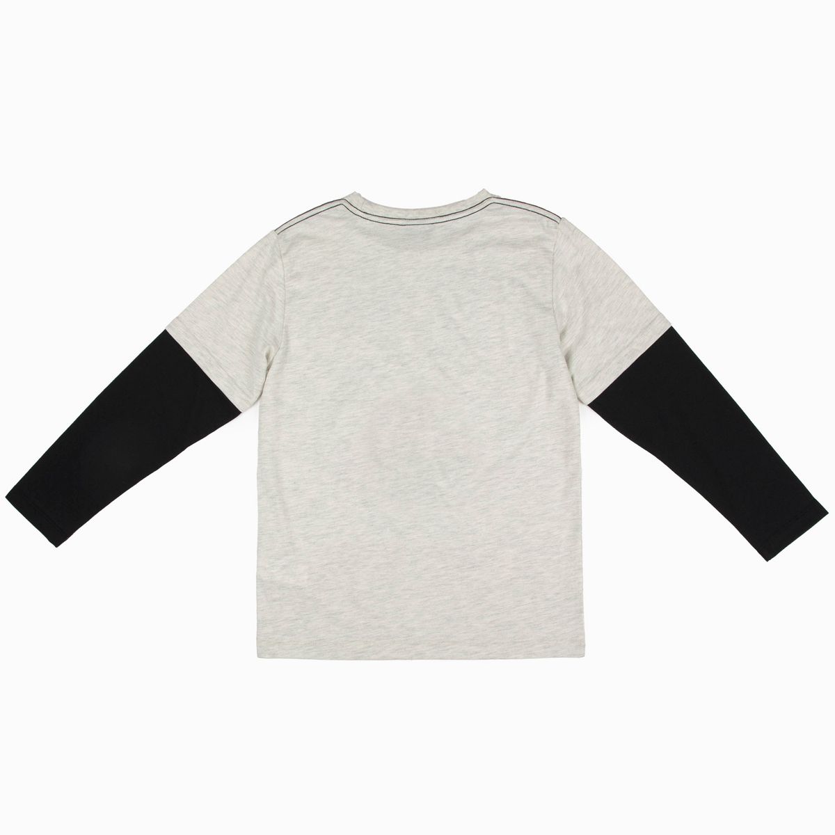 DISNEY - Polera Manga Larga Niño Mickey Doble Manga Blanco Disney