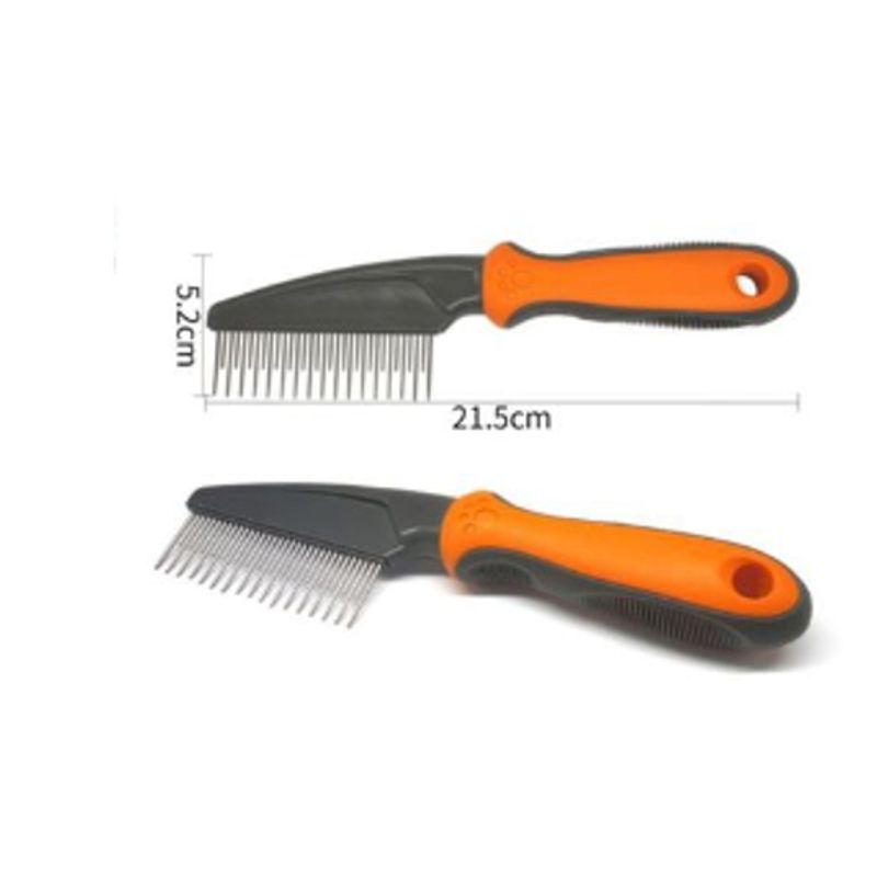 GENERICO - Peine Cepillo Para Mascotas Cuidado Higiene 21cm