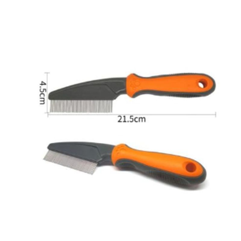 GENERICO - Peine Cepillo Para Mascotas Cuidado Higiene 21cm