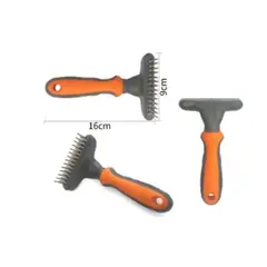 GENERICO - Peine Cepillo Para Mascotas Cuidado Higiene 16cm