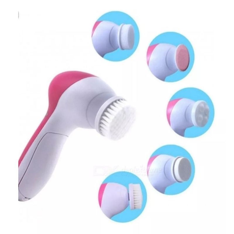 GENERICO - Cepillo Limpiador Facial 5 En 1 Masajeador Exfoliante