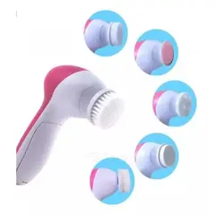 GENERICO - Cepillo Limpiador Facial 5 En 1 Masajeador Exfoliante