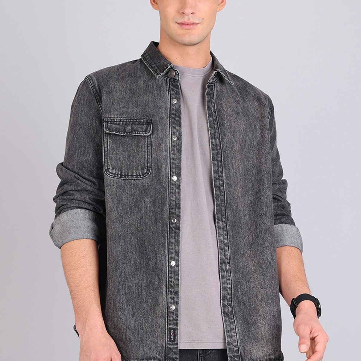 SOVIET - Camisa Oversize ML Hombre Soviet SOVIET