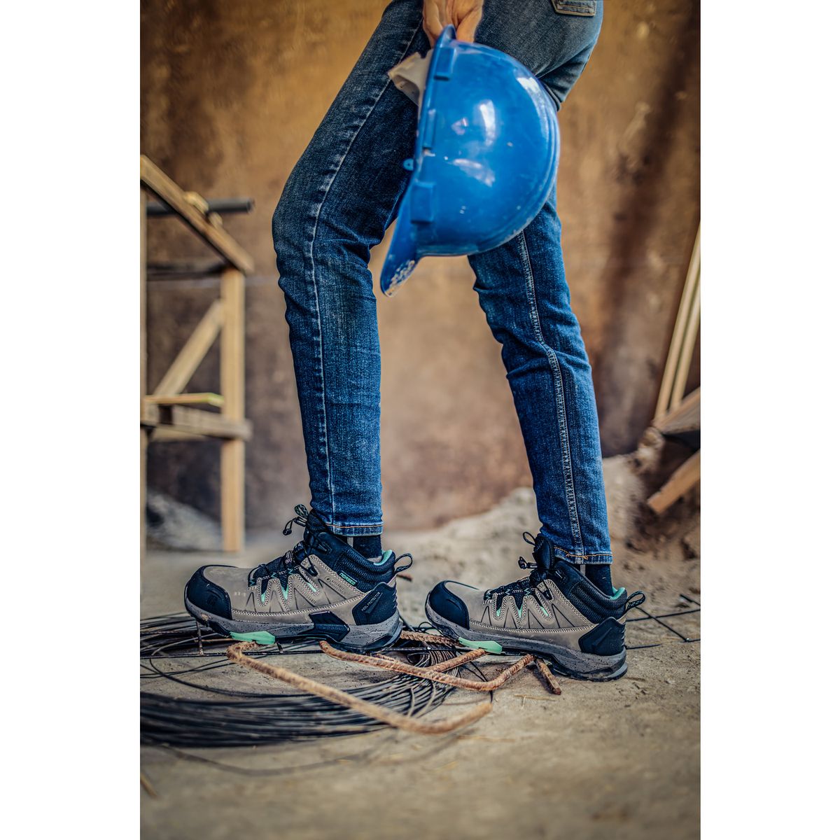 NORSEG - Zapato de Seguridad GRETA CT Gris Mujer NORSEG