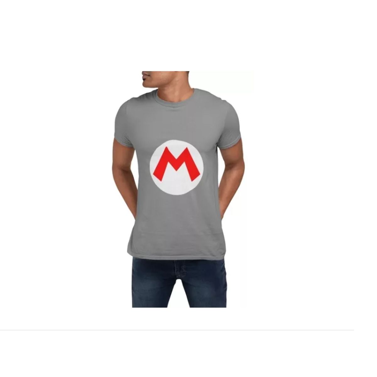 GENERICO - Polera Unisex Mario Bros Videojuego Estampada Algodon