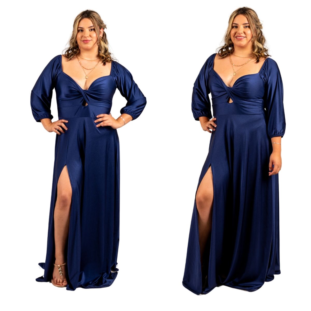 GENERICO - VESTIDO LARGO MARCA KADRIHEL FIESTA GALA COCTEL DAMA DE HONOR V105