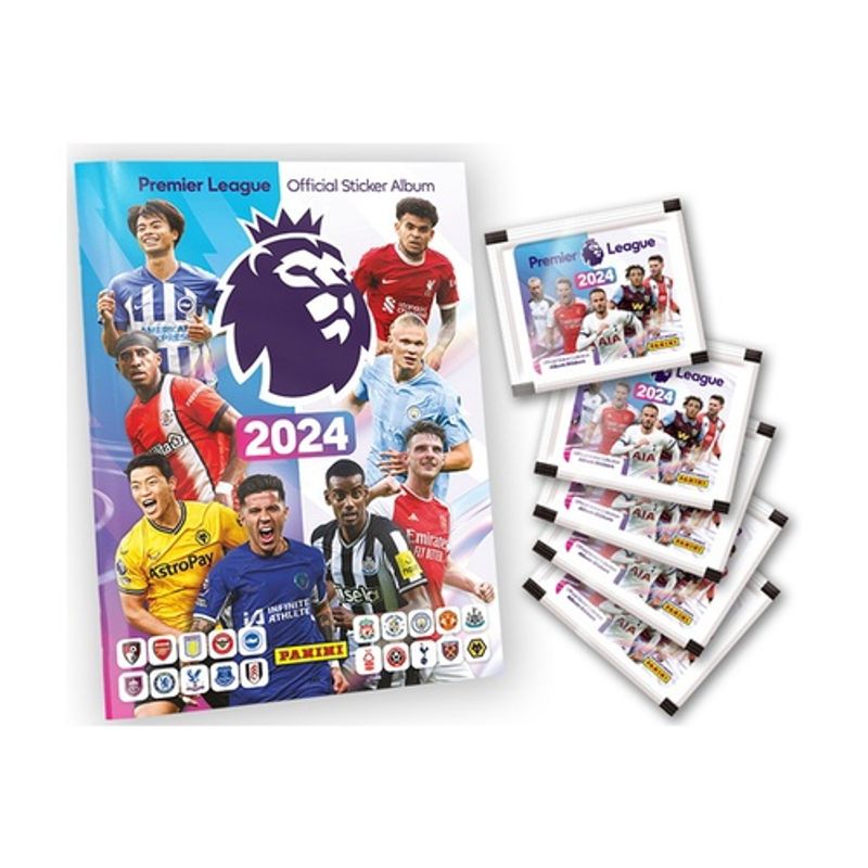 ANTARTICA LIBROS - Album Premier Lague 2024 (Pack 1 Album + 5 Sobres)