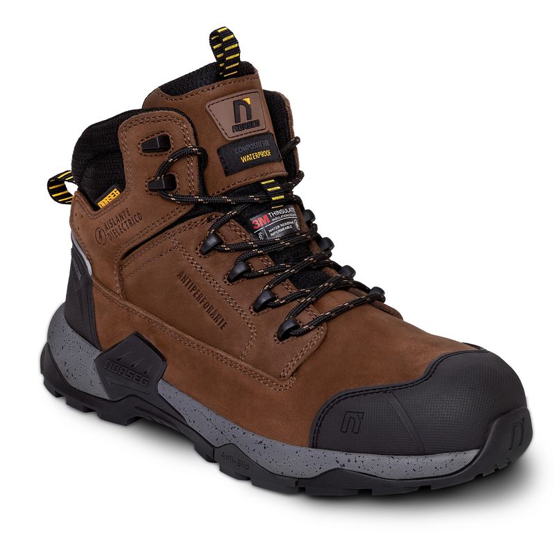 NORSEG - Zapato de Seguridad VIPER CT Café Hombre NORSEG