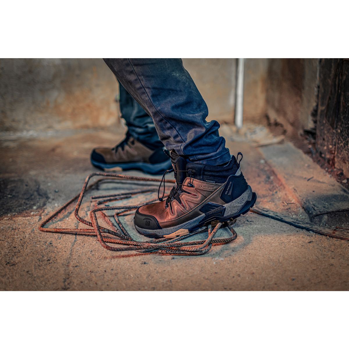 NORSEG - Zapato de Seguridad VERNON CT Café Hombre NORSEG