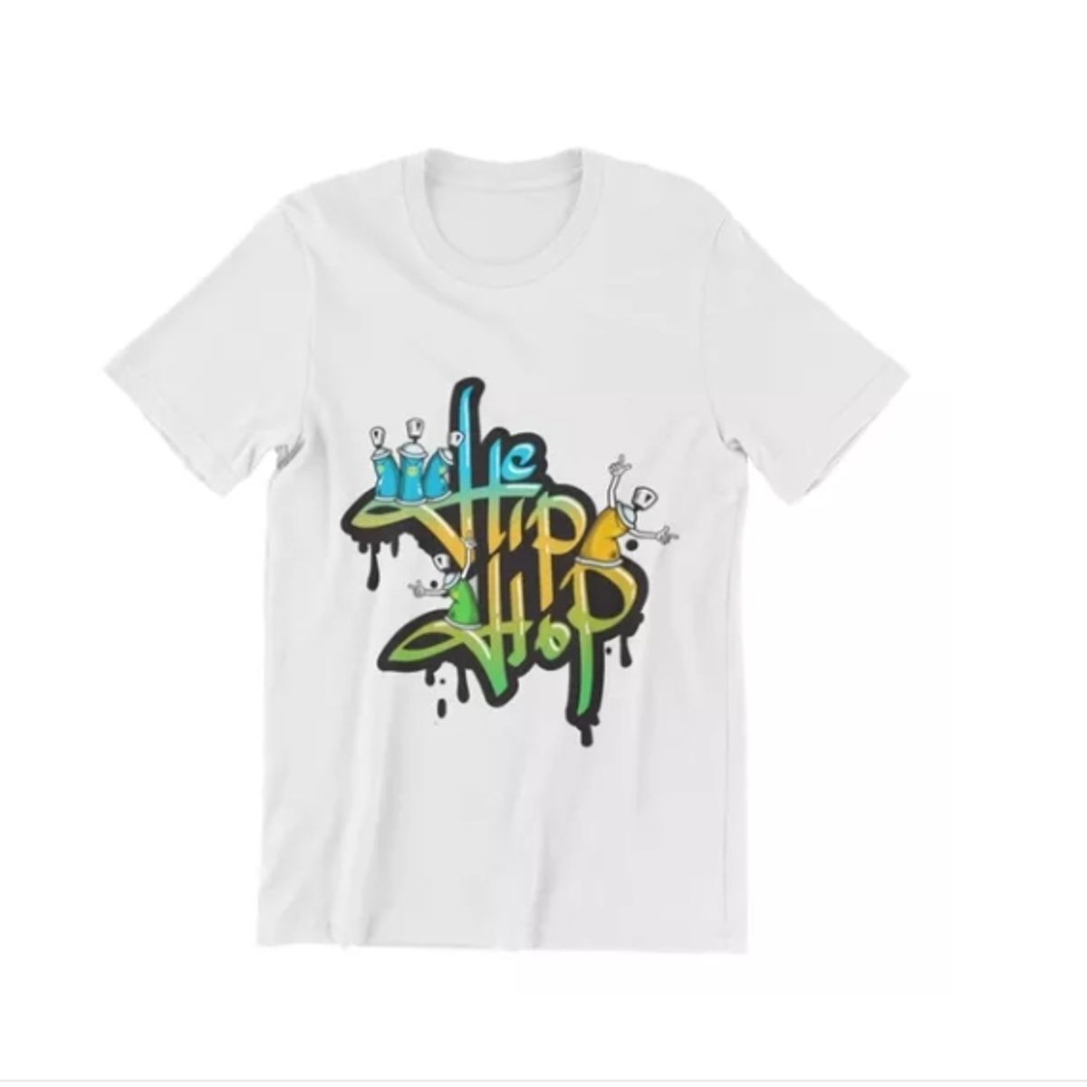 GENERICO - Polera Unisex Graffiti Urbano Hip Hop Estampado Algodon