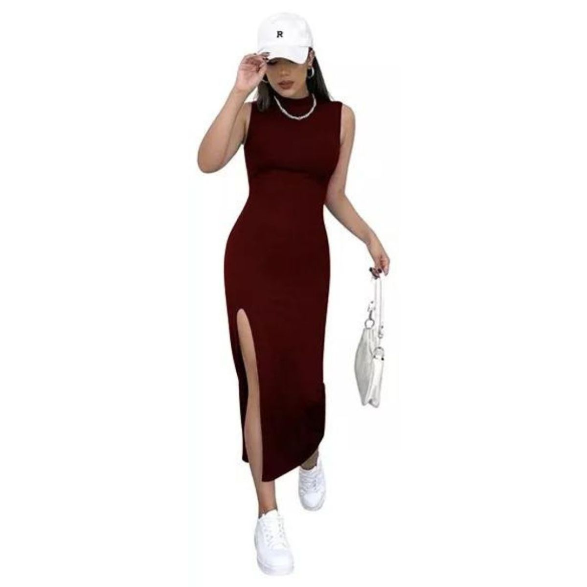 GENERICO - VESTIDO CASUAL AJUSTADO JUVENIL VERANO PRIMAVERA PLUS SIZE V003