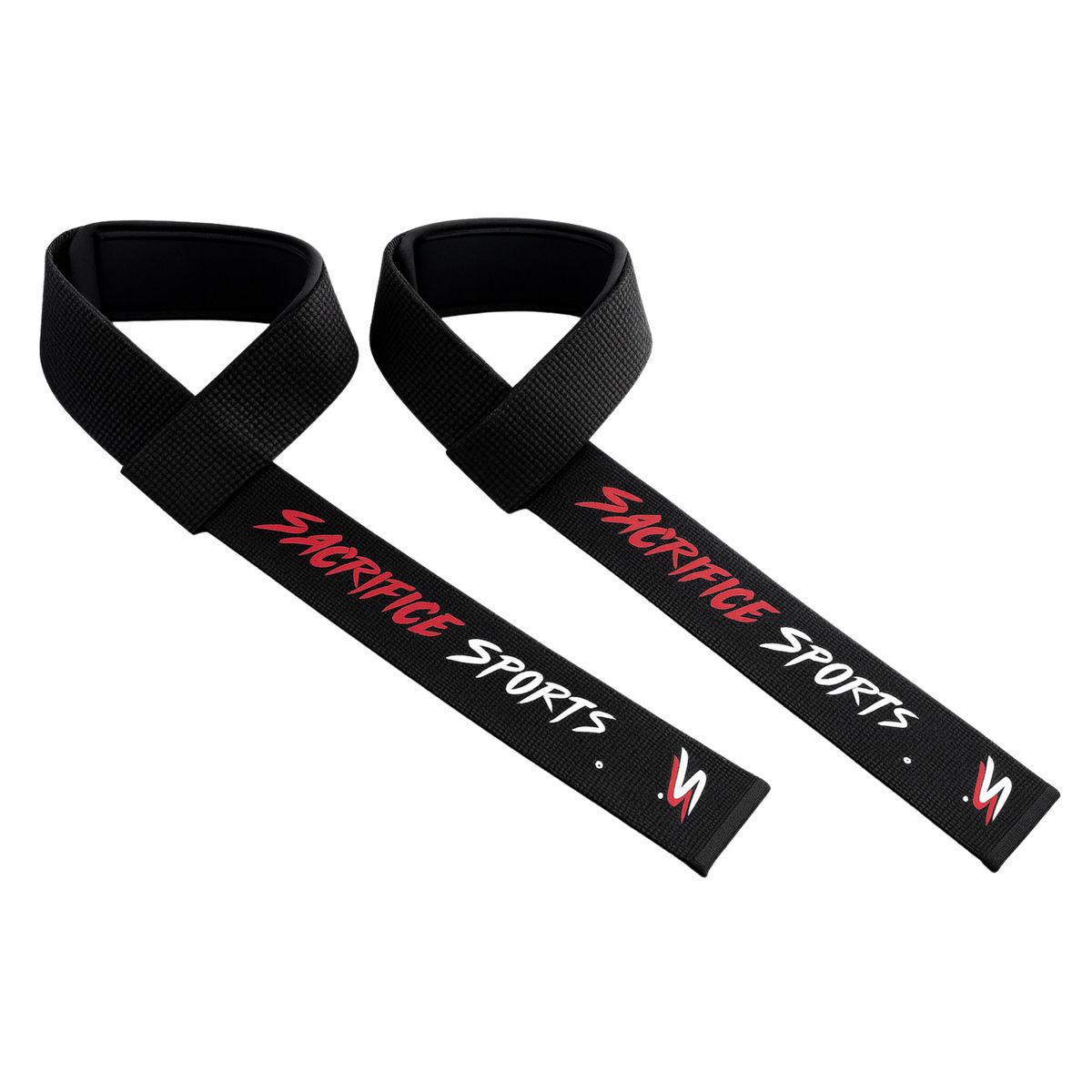 GENERICO - Agarraderas Straps Antideslizantes Sacrifice Sports Negras