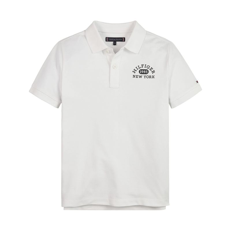 TOMMY HILFIGER - Polo Con Logo 1985 New York Blanco Tommy Hilfiger
