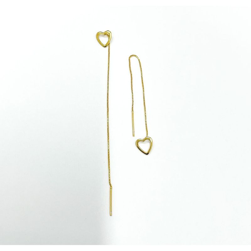 GENERICO - Aros Cadena Corazón Philippa Joyas