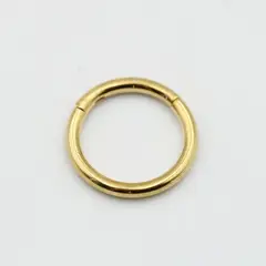 GENERICO - Argolla PVD oro Cierre Click 8 mm Philippa Joyas