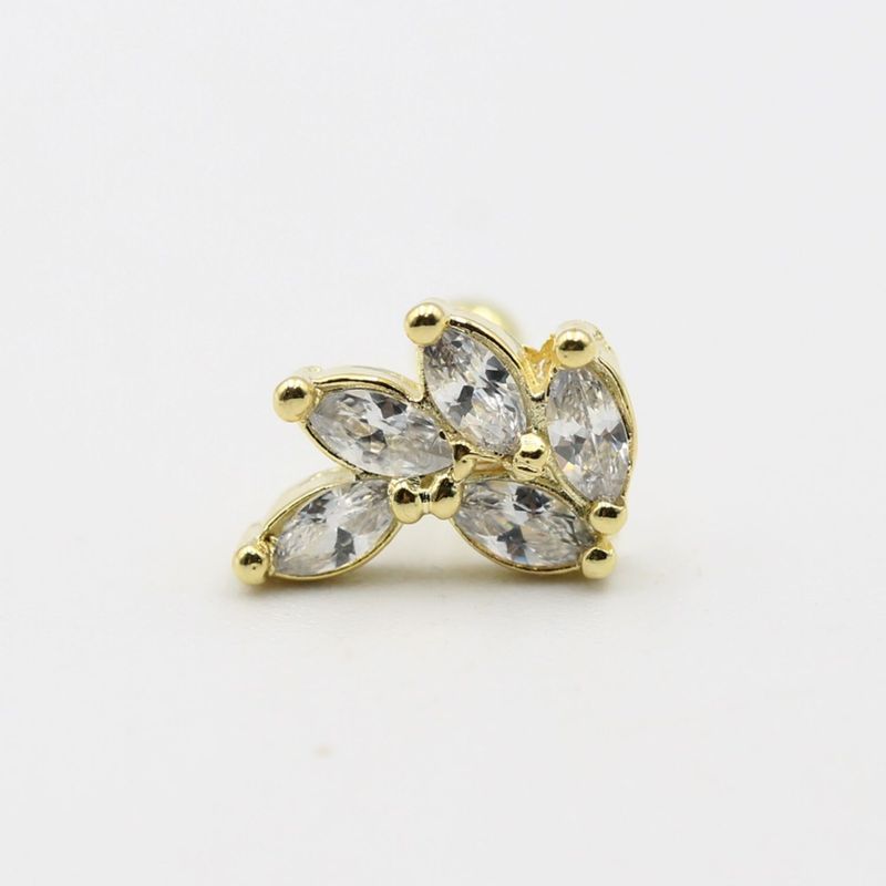GENERICO - Piercing Flor con circones Philippa Joyas