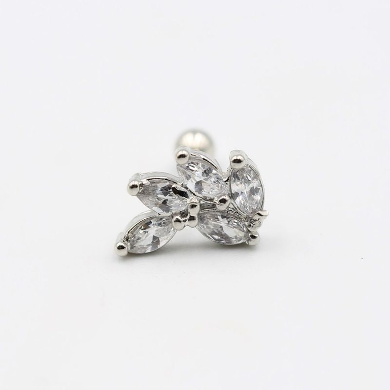 GENERICO - Piercing Flor con circones Philippa Joyas