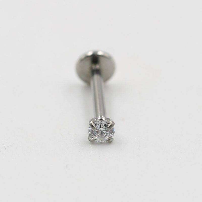 GENERICO - Piercing Labret circón 2 mm Philippa Joyas