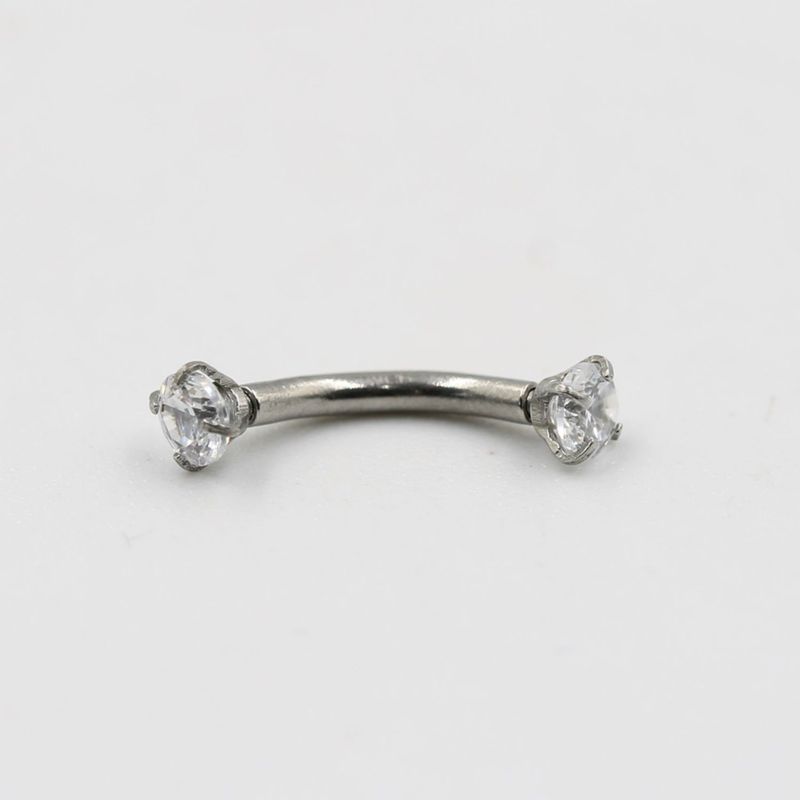 GENERICO - Piercing curvo circones 8mm Philippa Joyas