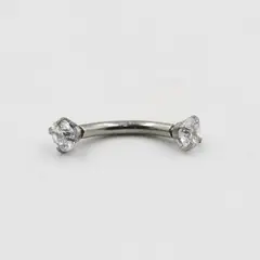 GENERICO - Piercing curvo circones 8mm Philippa Joyas