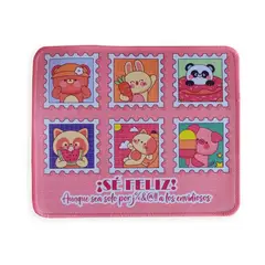 GENERICO - Mousepad Sé Feliz Kawaii 20x24cm Comic Way