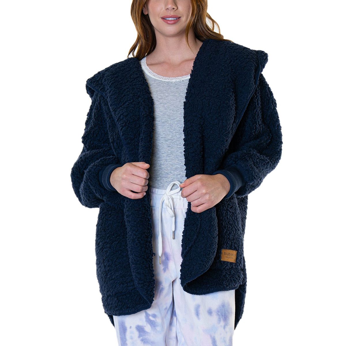 BAZIANI - Pijama Mañanita Corderito Capucha Mujer 8561