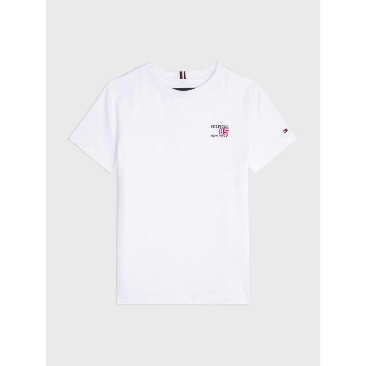 TOMMY HILFIGER - Polera Con Logo Gráfico New York Blanco Tommy Hilfiger