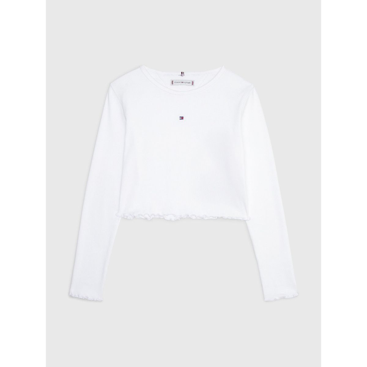 TOMMY HILFIGER - Polera Essential Slim Fit Blanco Tommy Hilfiger