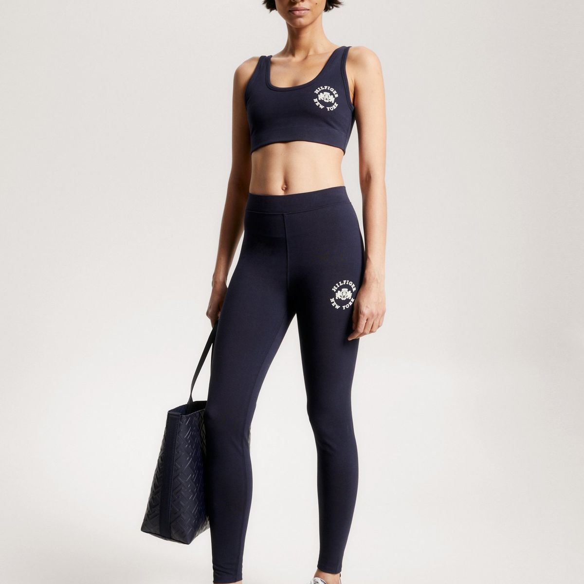 TOMMY HILFIGER - Peto Sport De Sujeción Ligera Azul Tommy Hilfiger