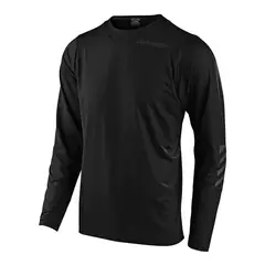 TROY LEE DESIGNS - Polera de Bicicleta Skyline LS Solid Negro