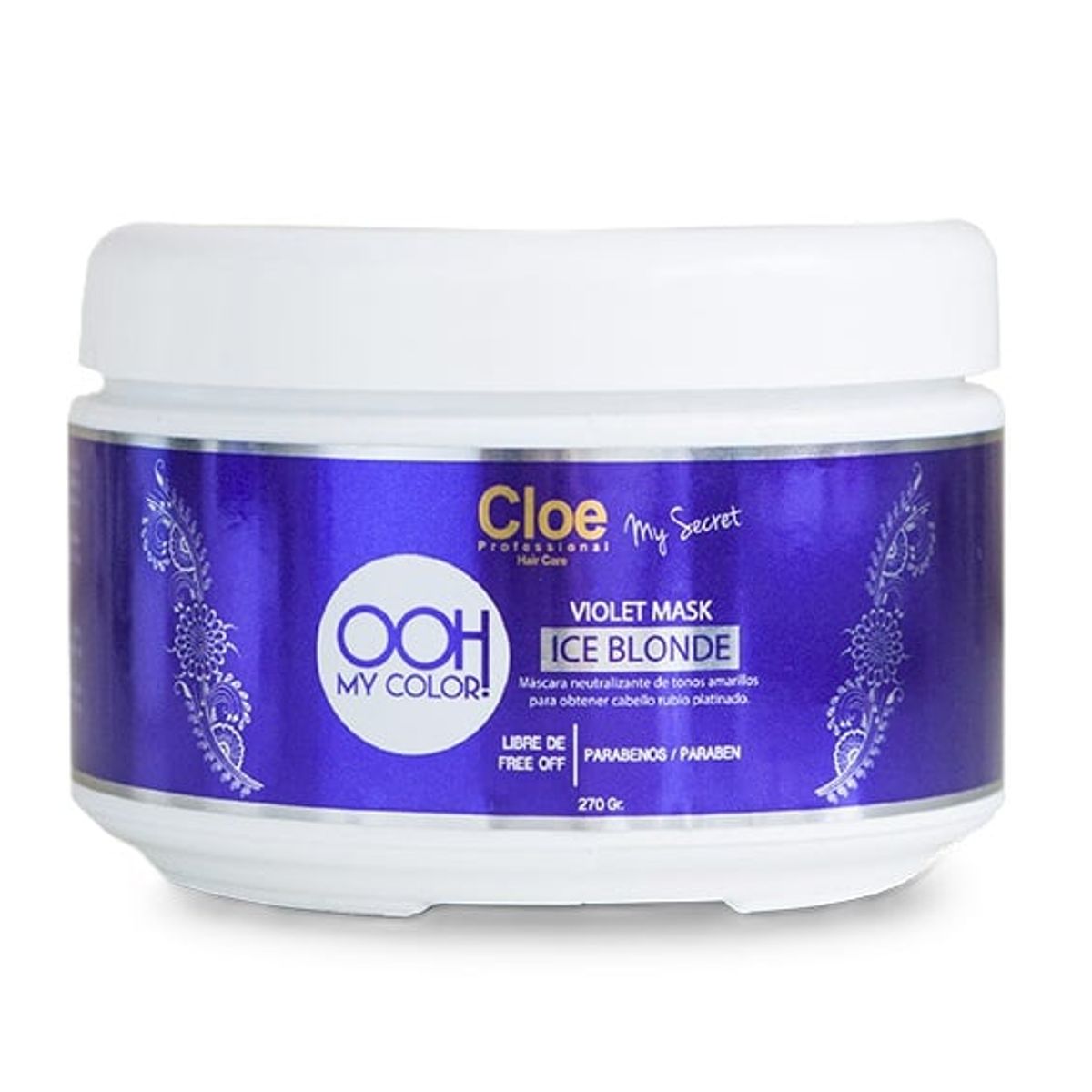 CLOE - Tratamiento Cloe Ohh My Color Violet 270gr Con Pigmentos Violeta