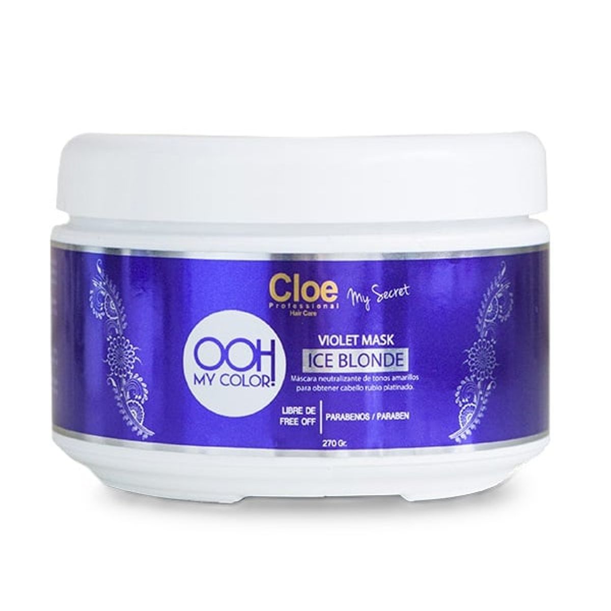 CLOE - Tratamiento Cloe Ohh My Color Violet 270gr Con Pigmentos Violeta