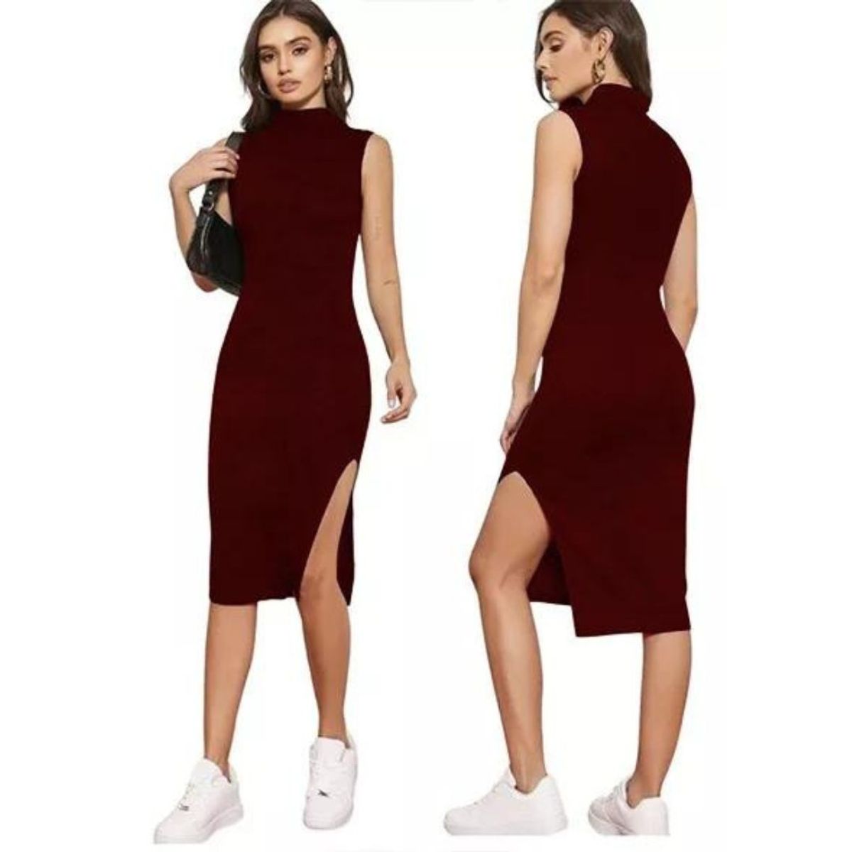 GENERICO - Vestido Ajustado Casual Juvenil Primavera Verano V008