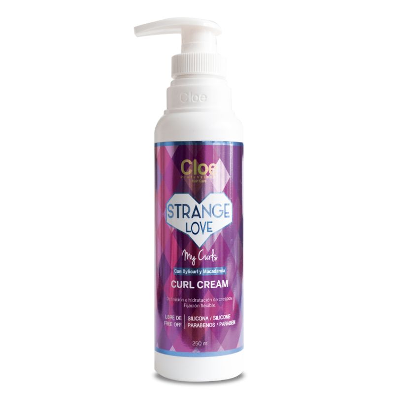 CLOE - Crema De Peinar Cloe Strange Curls Love 250ml Definidor De Rizos.-
