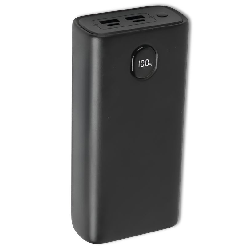 TECMASTER - Power Bank Tecmaster de Super Carga Rápida 20.000 mAh /22.5W - Negro