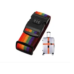 GENERICO - Candado Maleta Viaje 3 Diales Correas Ajustable Equipaje