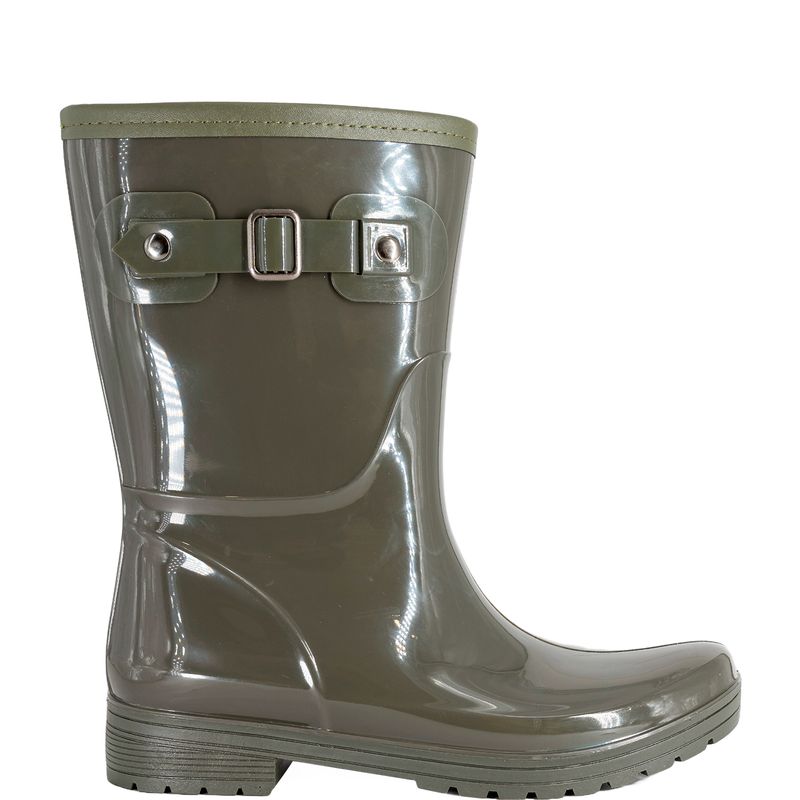 ALQUIMIA - Bota de Agua con Polar Mujer Verde Cressida Alquimia