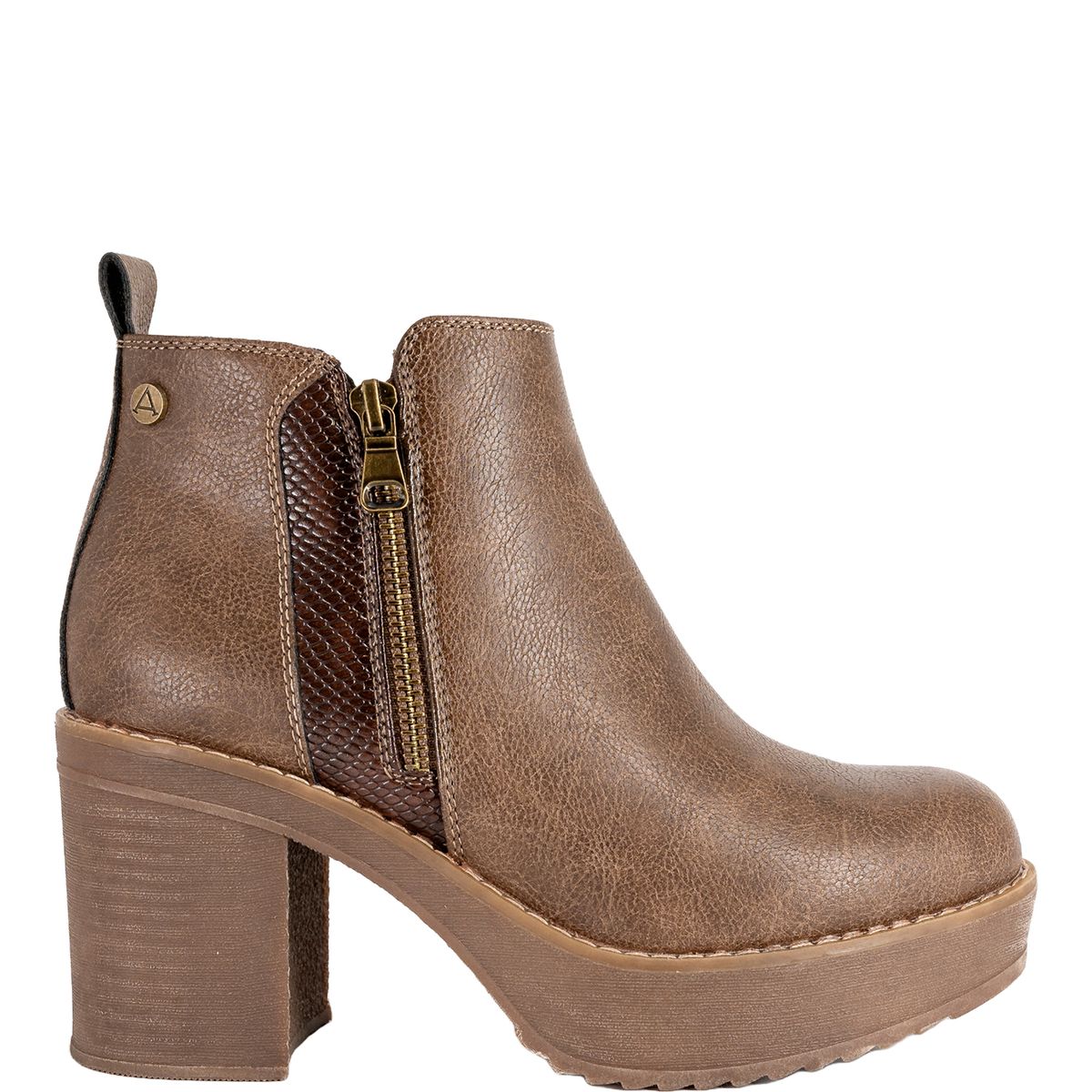 ALQUIMIA - Botin Mujer Café Maya Alquimia