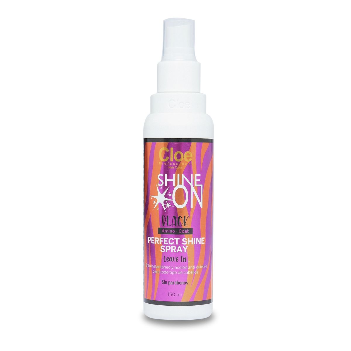 CLOE - Spray Cloe Shine On Black 150ml Brillo Instantaneo