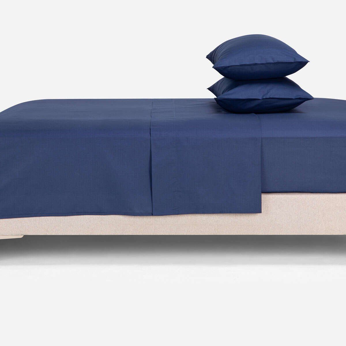 ROSEN - Sábana Rosen 144 Hilos Lisa Denim King