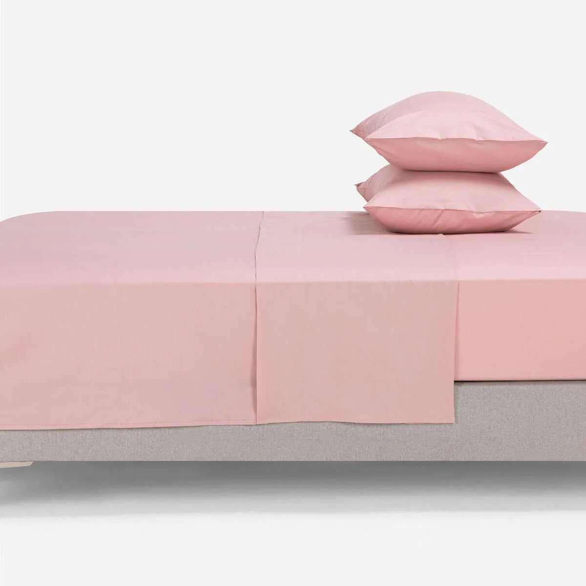 ROSEN - Sábana Rosen 144 Hilos Lisa Rosa King