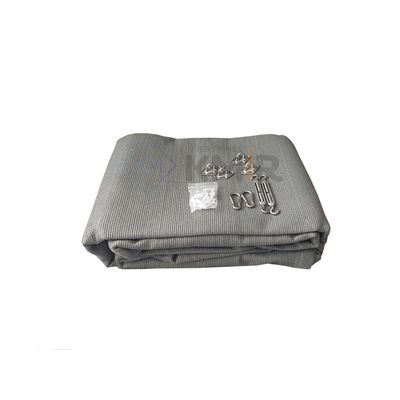 Imagen 2 del producto Vela Sombreadora 4x5 HDPE Rectangular Gris Sombra 95 Con Kit Instalación