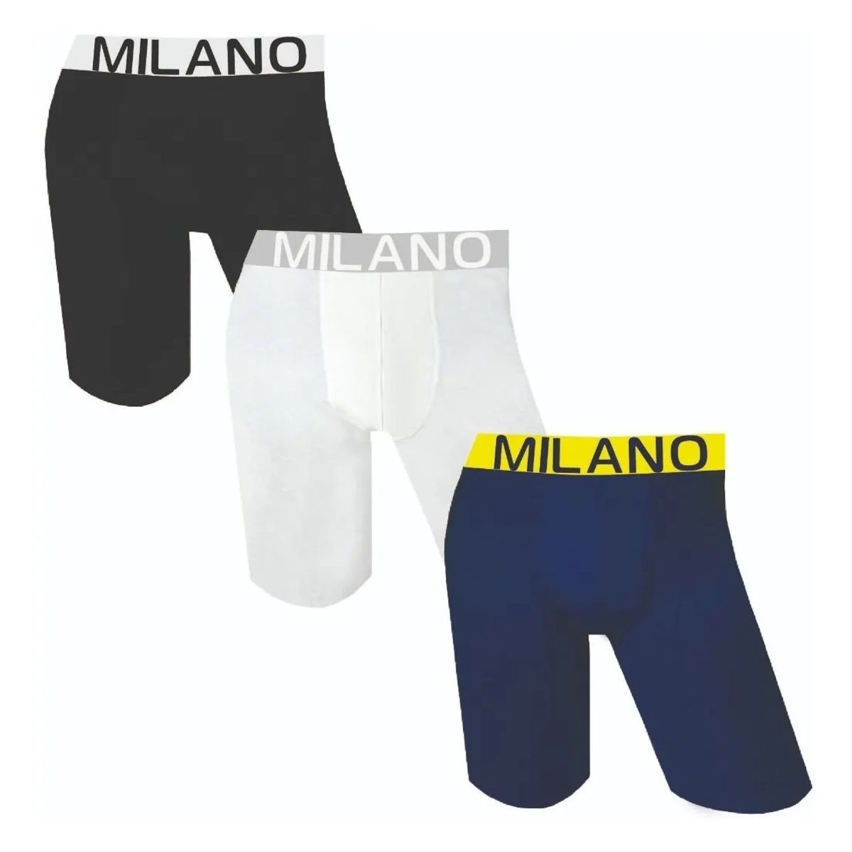 GARSIL - Pack de 4 Boxer De Algodon Para Hombre - Modelo Pierna Larga